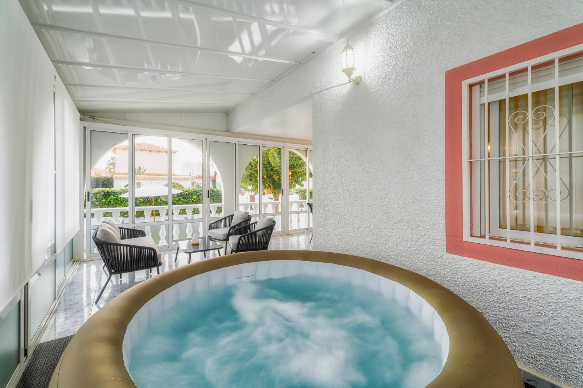 Villa Marie Estancia Premium En El Mar Menor Con Jacuzzi Climatizado Los Narejos Dış mekan fotoğraf